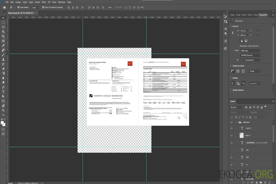 États-Unis Wells Fargo 3 p template